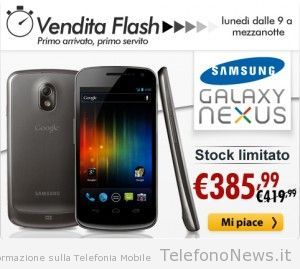 Samsung Galaxy Nexus in promozione da Expansys solo per oggi!