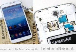 Il nuovo Galaxy Note II in versione Dual SIM per il mercato cinese!!