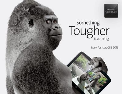 Corning al CES 2013 di Las Vegas con il nuovo e innovativo Gorilla Glass 3!!