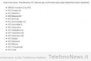 Ufficiale: l'HTC Desire HD non verrà aggiornato con il nuovo android Ics