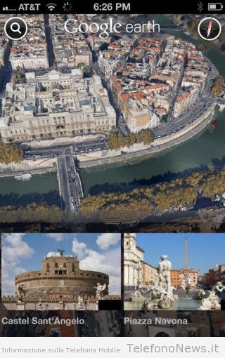 Google Earth per iOS di Apple: arrivano finalmente le mappe in 3D