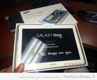 A quanto pare sarebbe già iniziata la distribuzione del Samsung Galaxy Note 10.1?