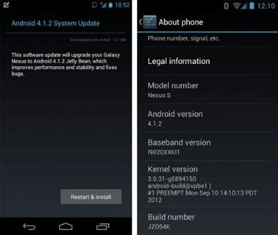Arriva Android 4.1.2 ufficialmente sui dispositivi Galaxy Nexus, Nexus S e infine Nexus 7!