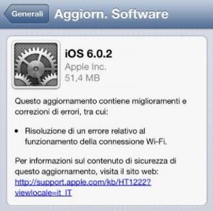 Apple rilascia ufficialmente iOS 6.0.2 per il nuovo dispositivo iPhone 5!!