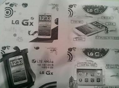 LG: in uscita il suo nuovo smartphone smartphone Gx con schermo da 5.5 pollici