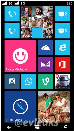 Screenshot ufficiale di Moneypenny, vi stiamo parlando del Lumia dual-sim realizzato da Nokia