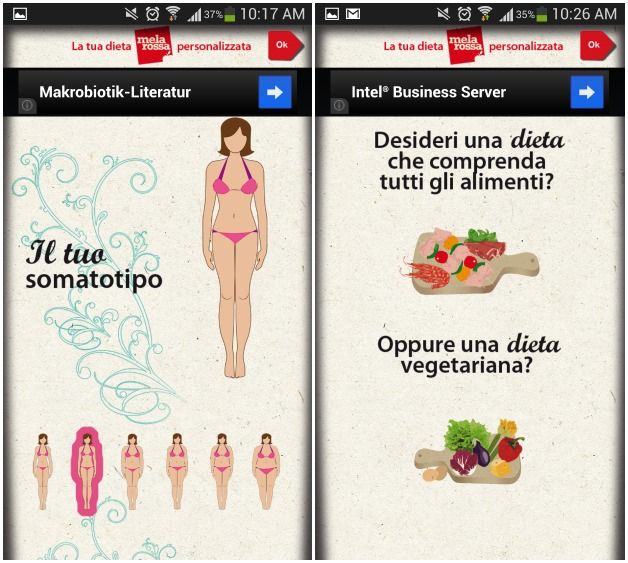 Android: avete bisogno di una dieta?? provate quest' applicazione