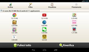 Android: pulire le cache del vostro device rapidamente