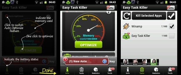 Android: controllare la vostra Ram