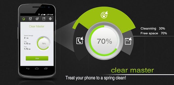 Android: telefono lento? usate Pulizia Master