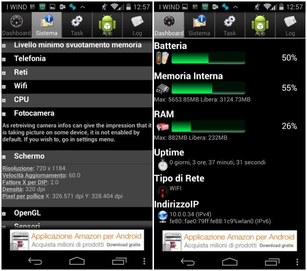 Ecco come conoscere le informazioni del vostro Android