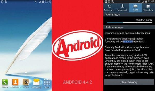 Aggiornamento Galaxy Note 2