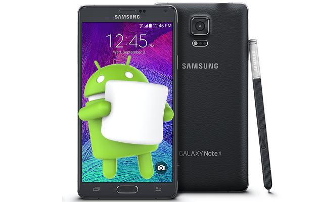 Aggiornamento Galaxy Note 4