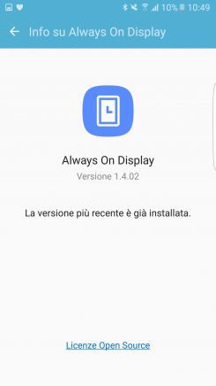 Aggiornamento Galaxy S7