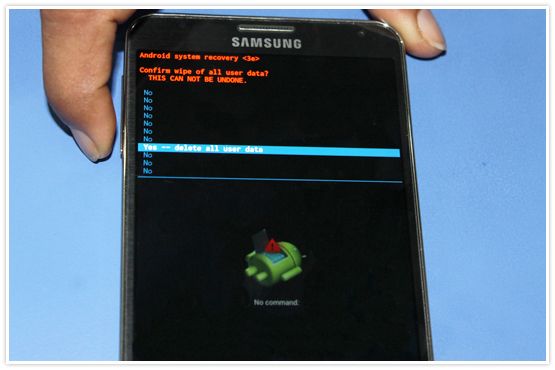 Come effettuare hard reset Galaxy Note 3