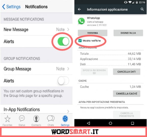Come rimuovere le notifiche su Android