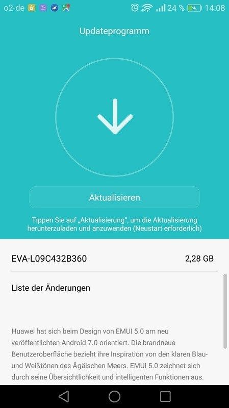 Aggiornamento Nougat 7.0 Huawei P9