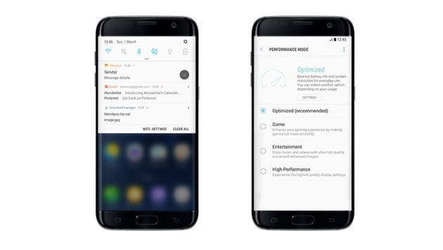 Aggiornamento Nougat smartphone Samsung