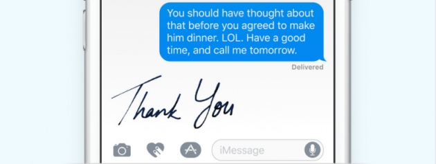 Come scrivere a mano in iMessage su iOS 10