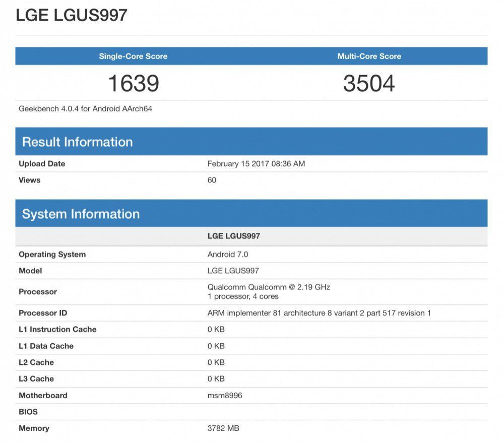 Smartphone LG