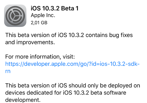 Aggiornamento Apple