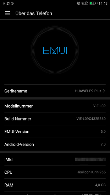 Aggiornamento Nougat Huawei P9 Plus
