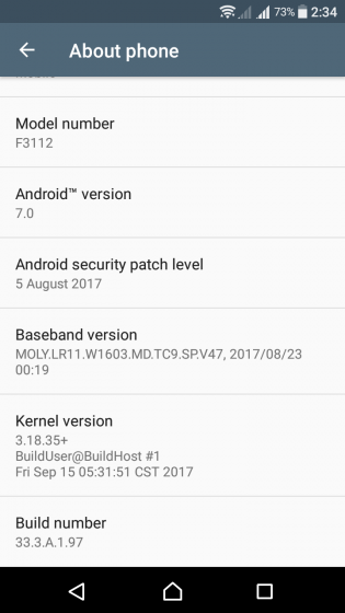 Xperia XA