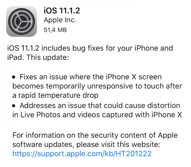 iOS 11.2