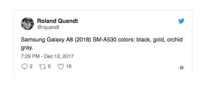 Galaxy A8 (2018)