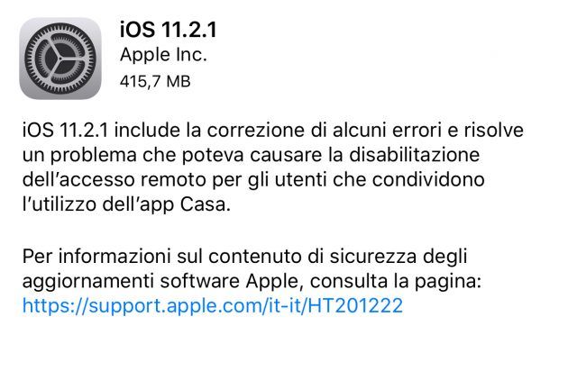 iOS 11.2.1