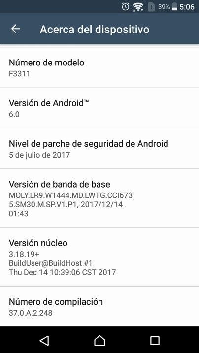 Sony Xperia E5