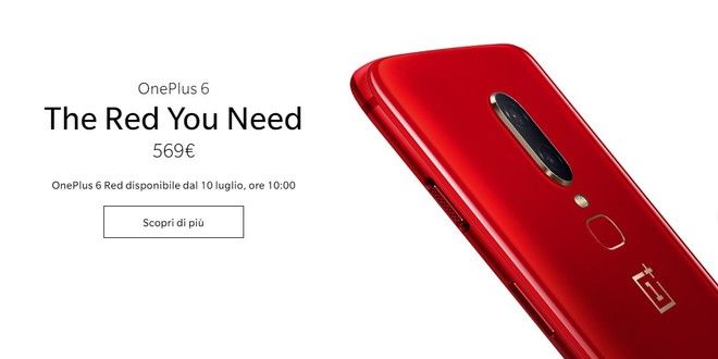 OnePlus 6 Red