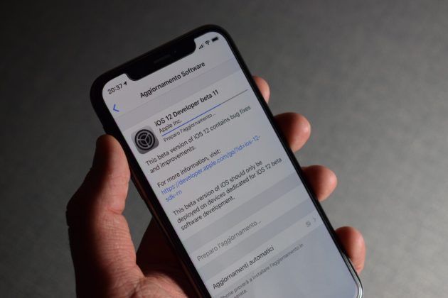 iOS 12 beta 11