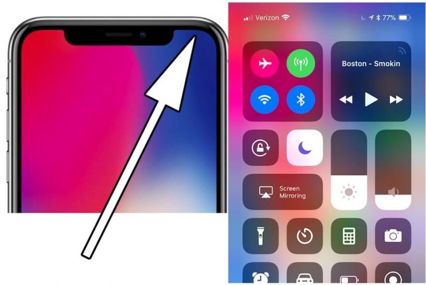 Come aprire il centro notifiche con uno swipe su iPhone X