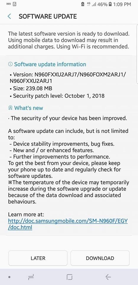 Galaxy Note 9