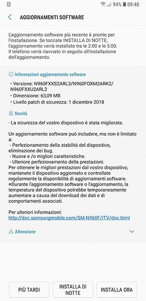 Samsung Galaxy Note 9