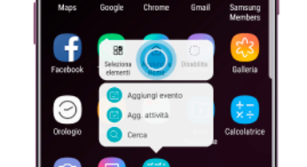 Come aggiungere una app alla Home su Samsung Galaxy S9 e S9+
