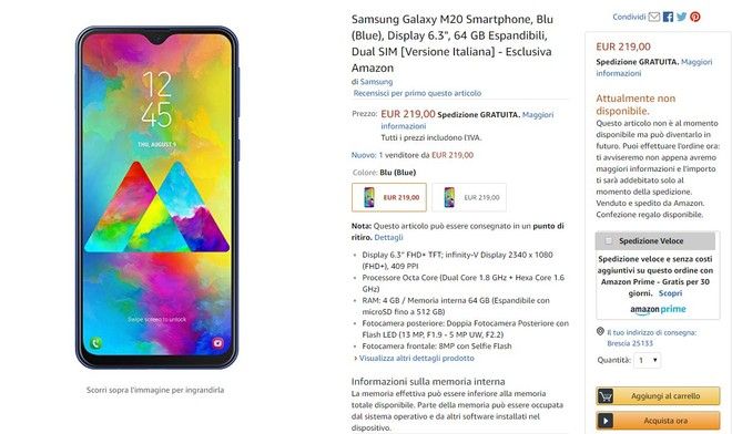 Samsung Galaxy M20