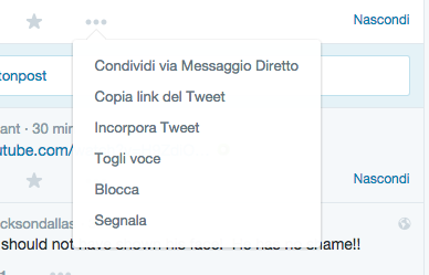 come segnalare contenuti di spam