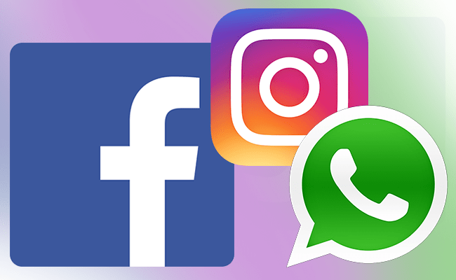 Facebook, Whatsapp ed Instagram