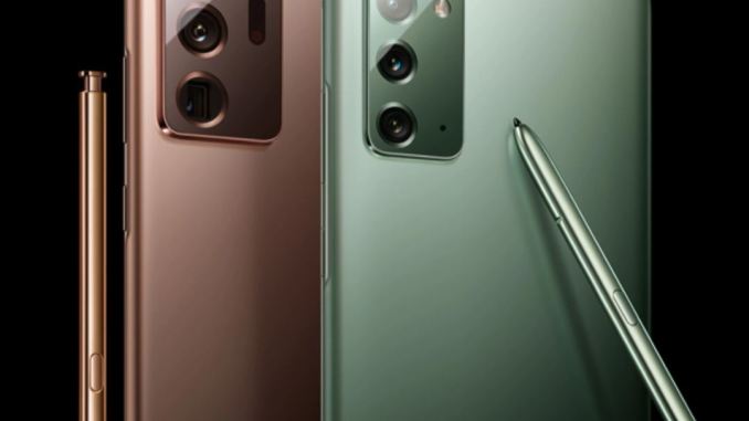 Aggiornamento Galaxy Note 20