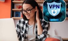 Donna al pc, VPN