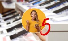 cellulari, ragazza e numero 5